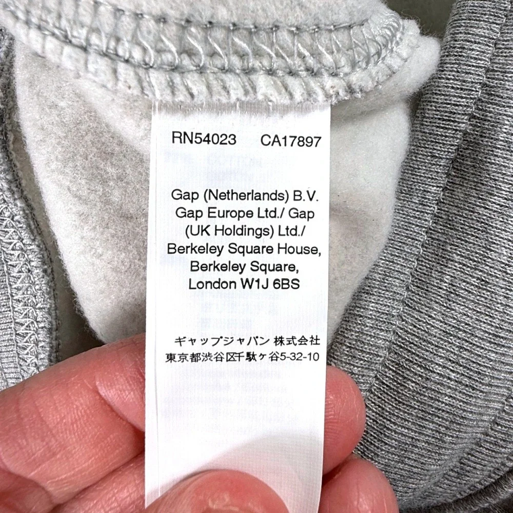Gap Modern Slim Fleece Jogger Sweatpants Light Gray Men's M Lounge Comfy‎